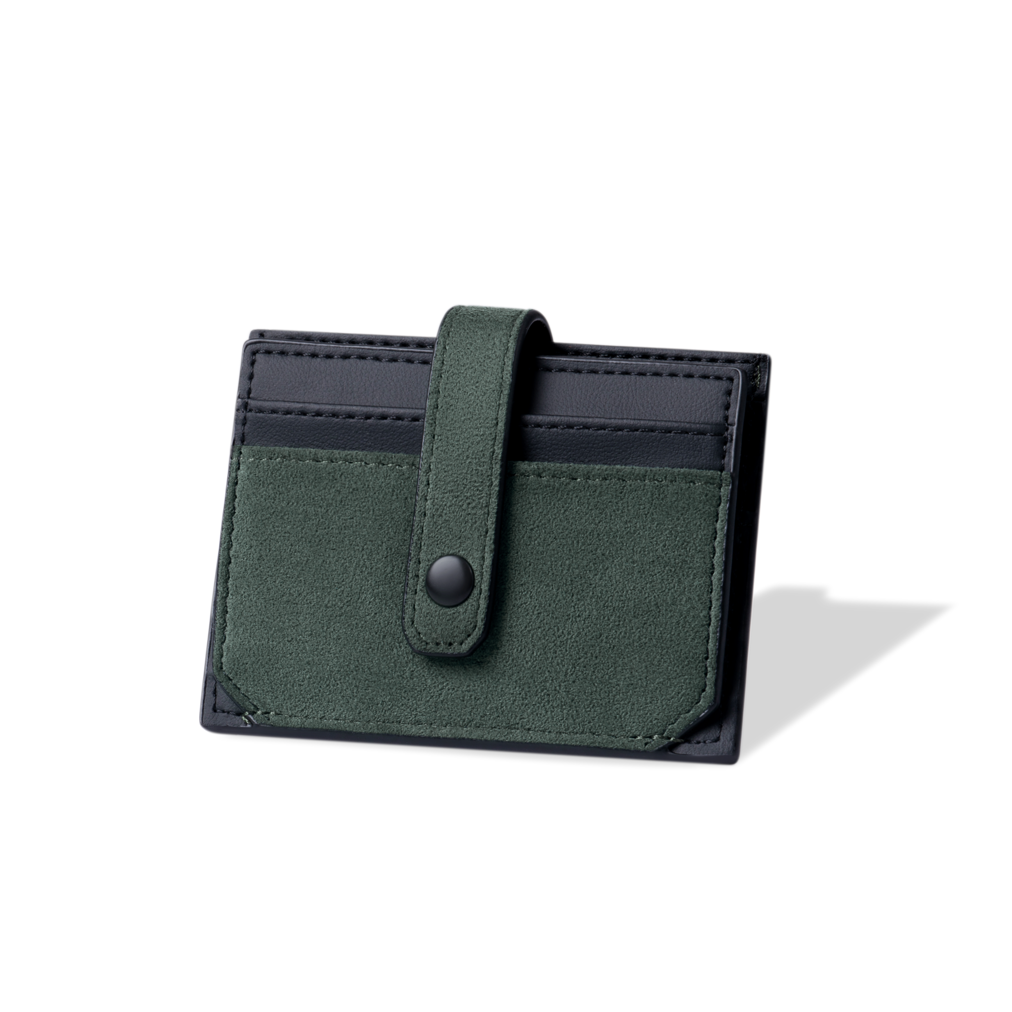 RFID-Blocking Alcantara Slim Wallet Trendportss#color_green