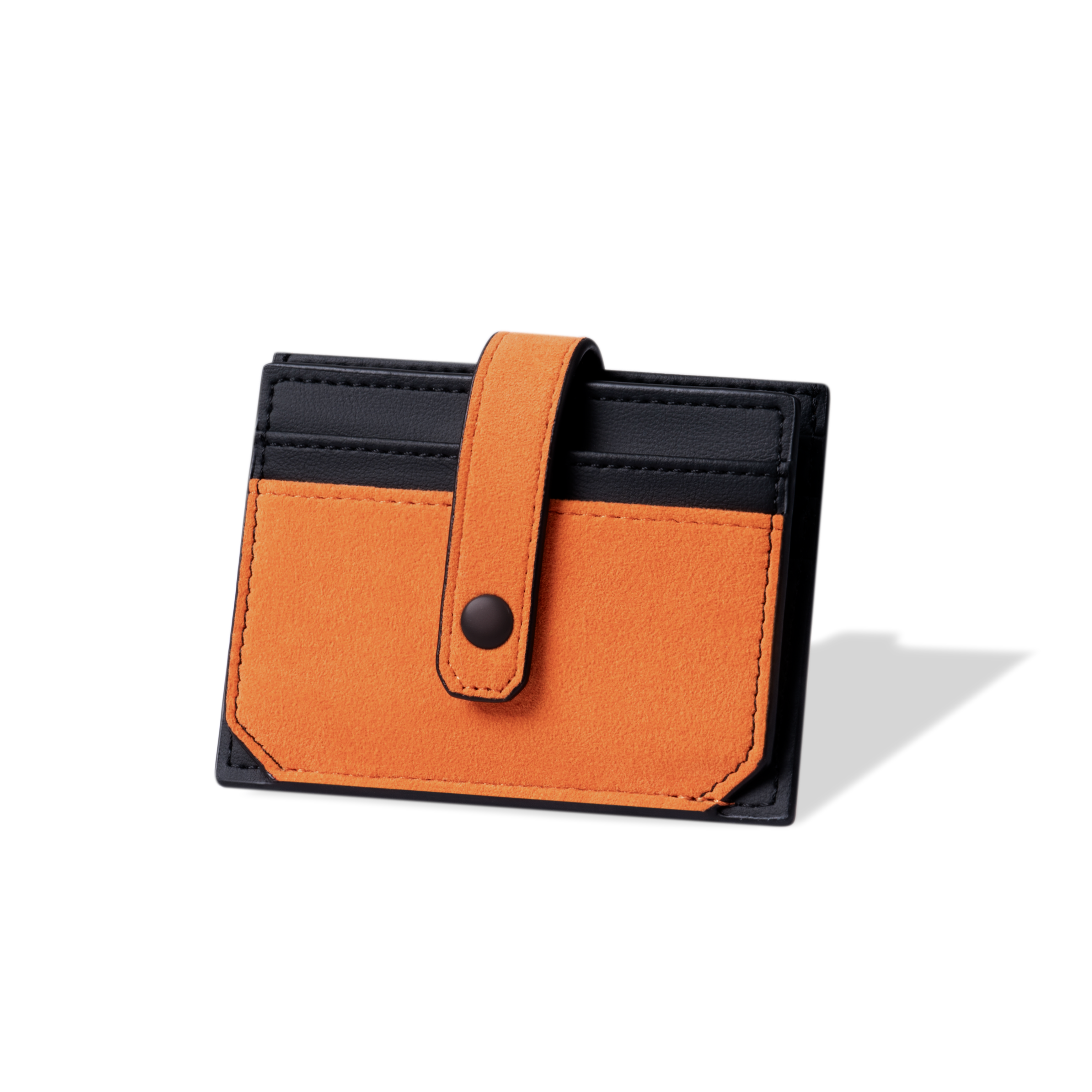 RFID-Blocking Alcantara Slim Wallet Trendportss#color_orange