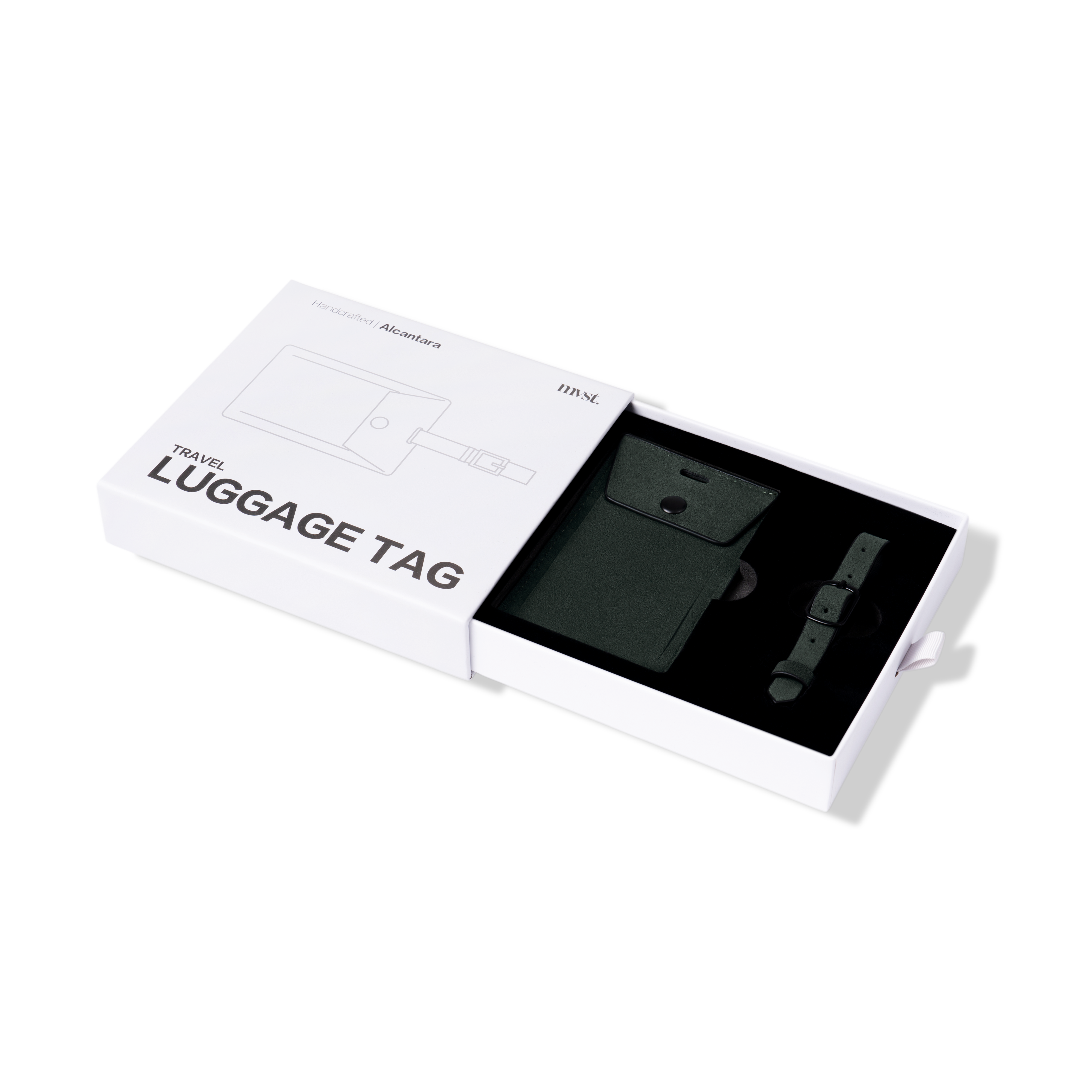 Alcantara Luggage Tag Trendportss#color_green