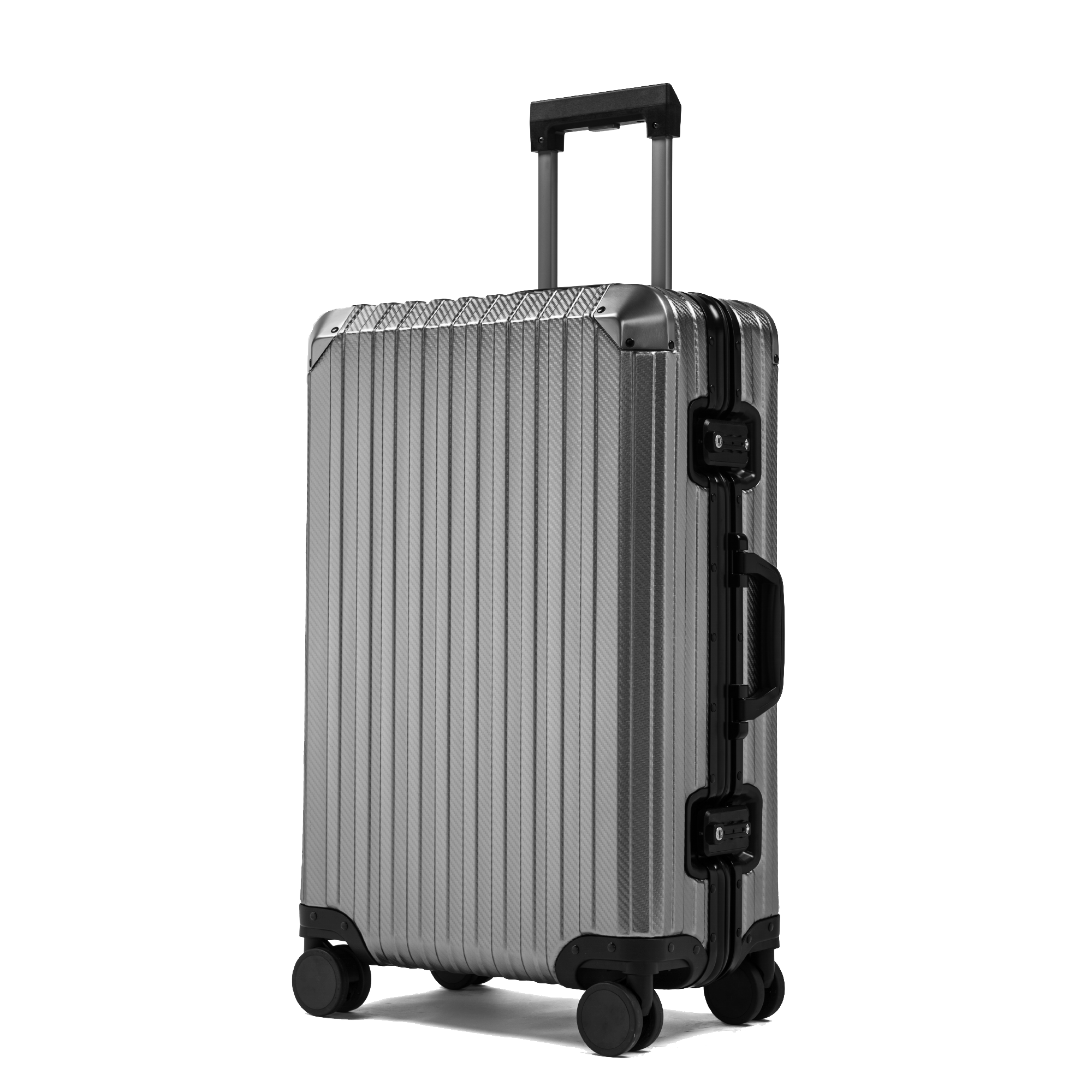 TREK Aluminum Suitcase Gunmetal Trendportss