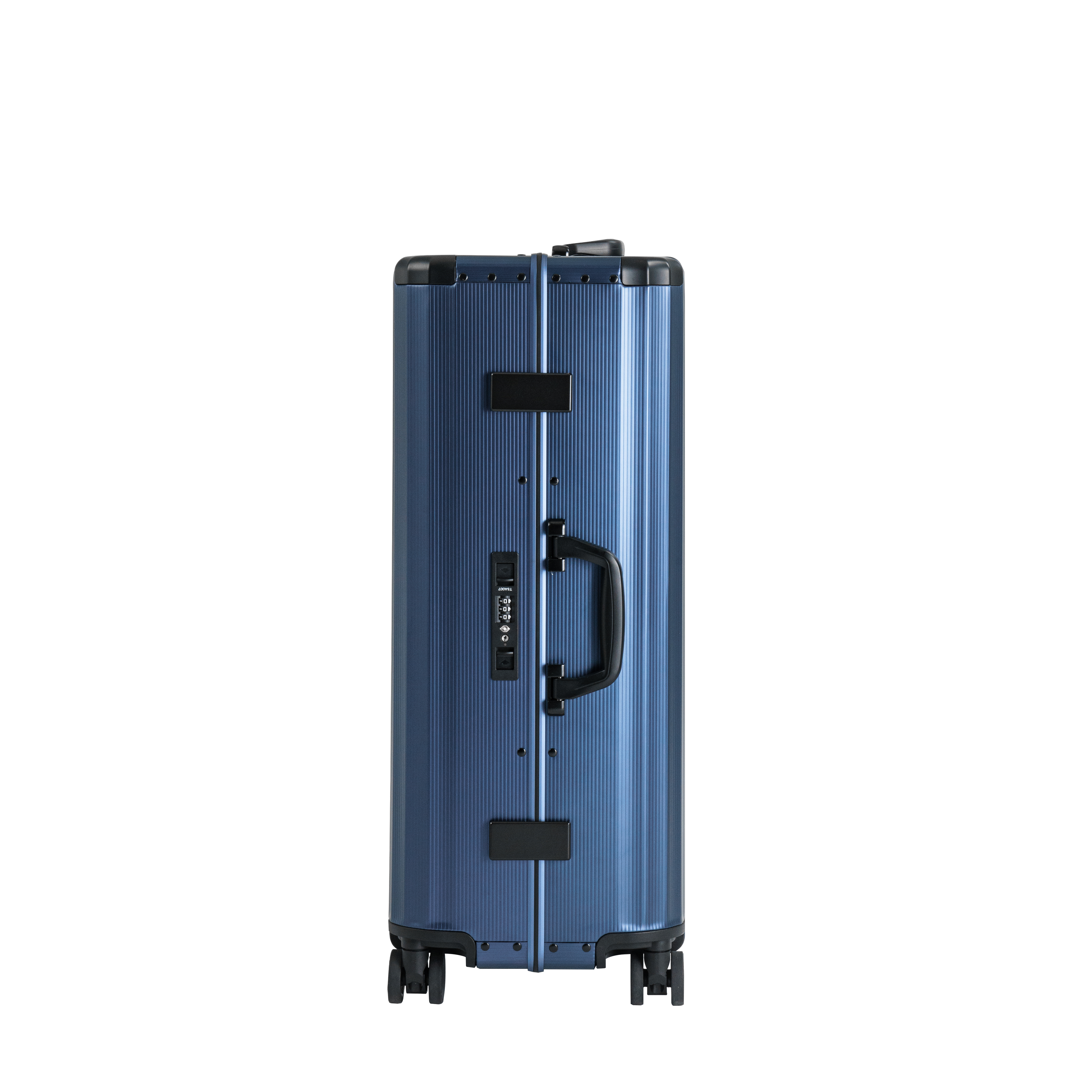 SPACE Aluminum Suitcase Navy Trendportss