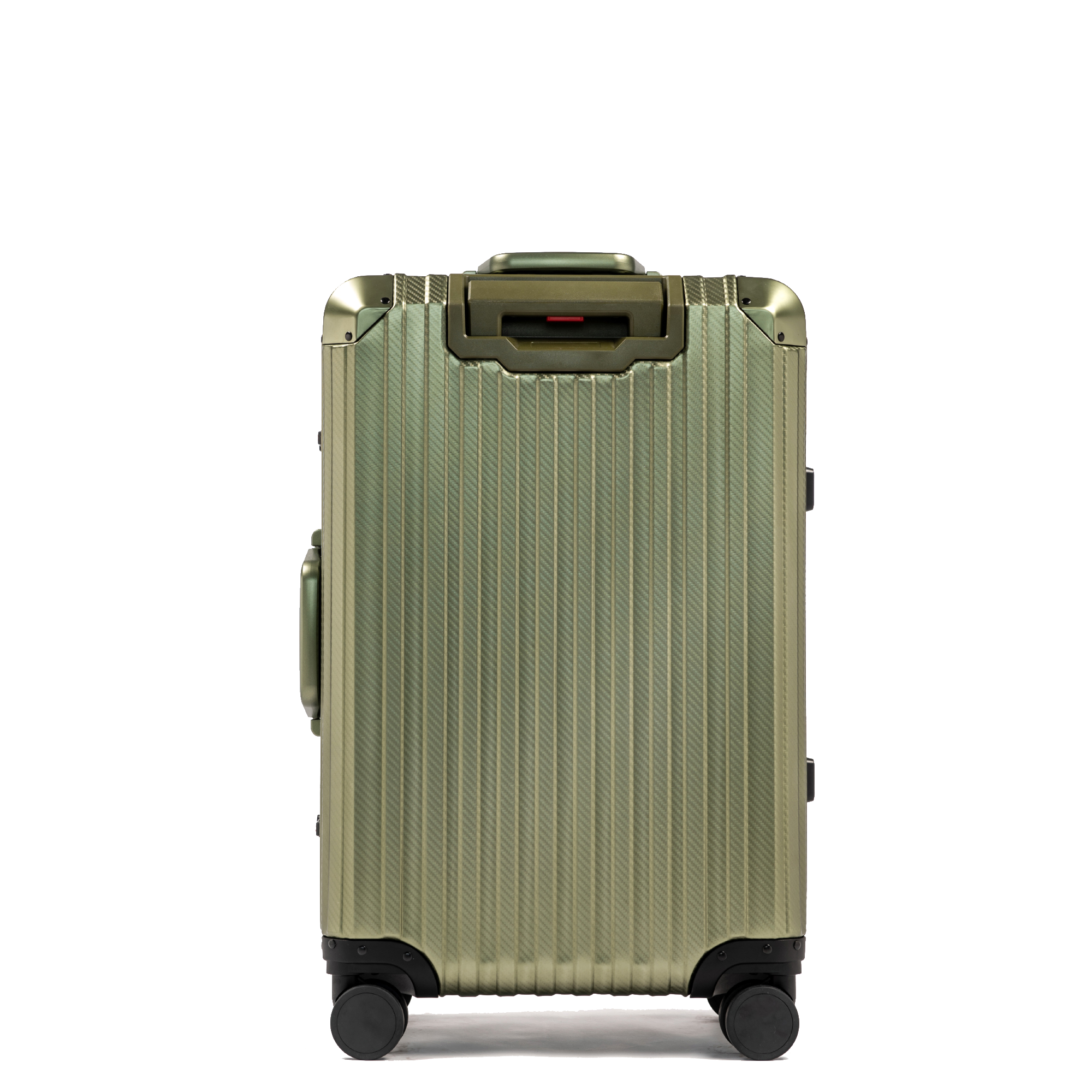 TREK Aluminum Suitcase Army Green Trendportss