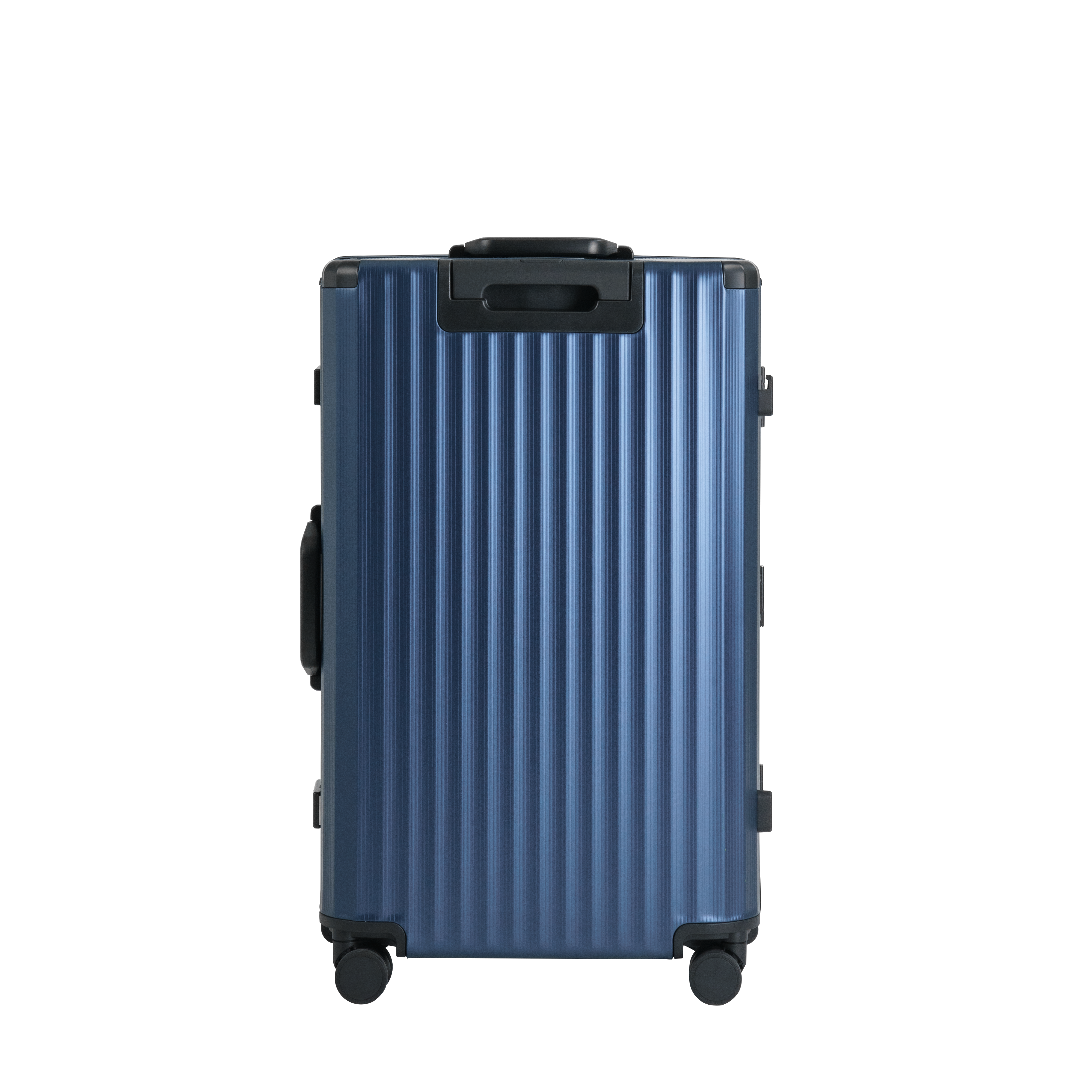 SPACE Aluminum Suitcase Navy Trendportss