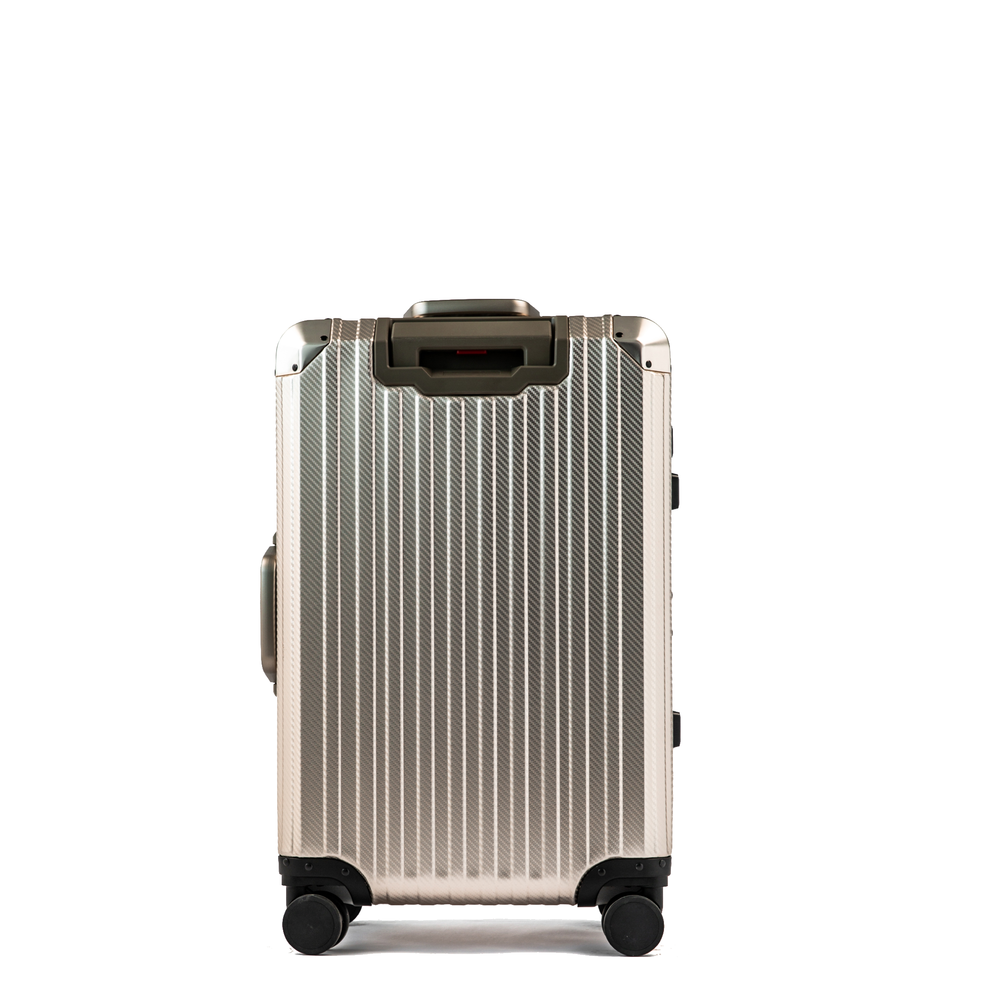 TREK Aluminum Suitcase Champagne Trendportss