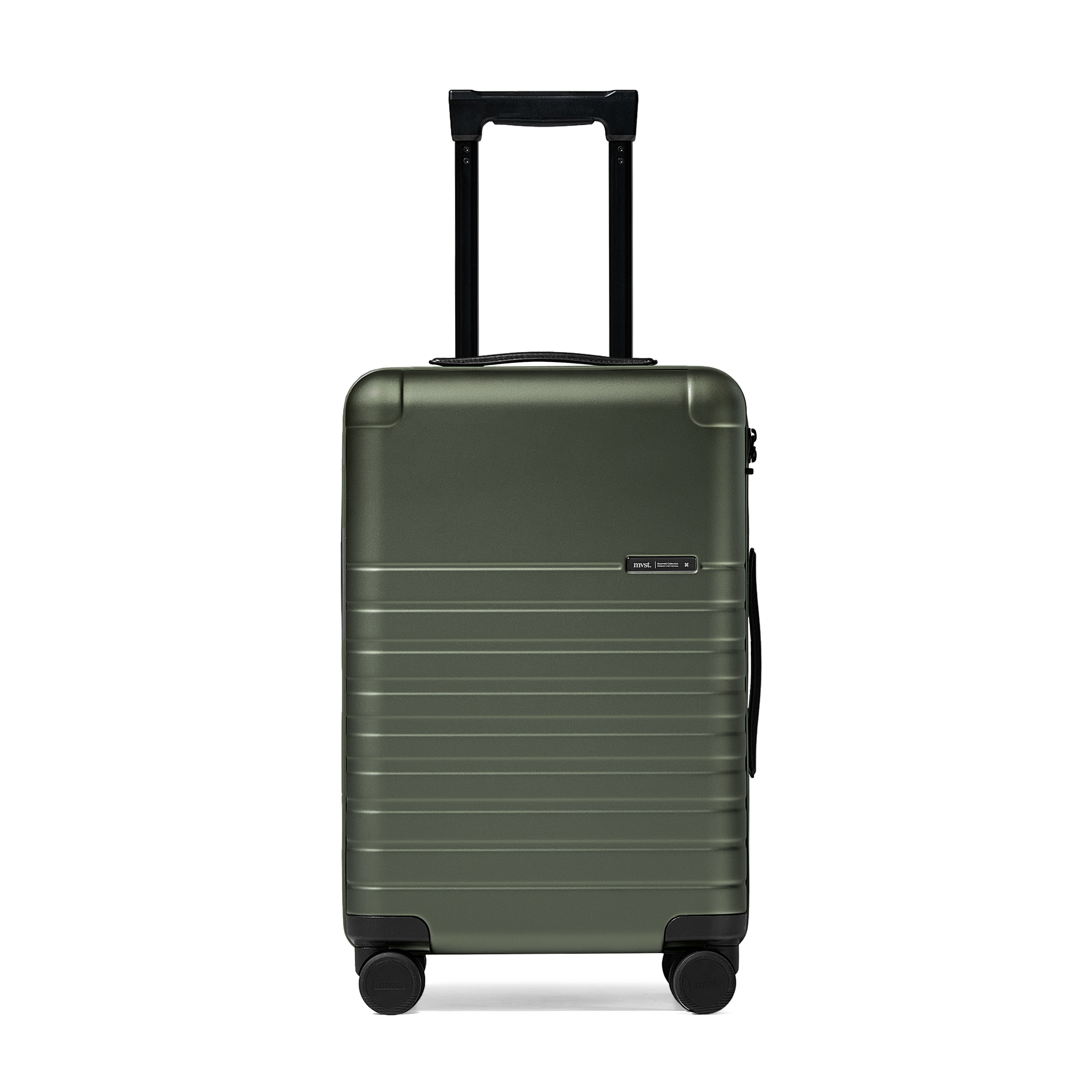 Essential Collection Suitcase Dark Olive Metallic Trendportss#size_Carry-On Plus