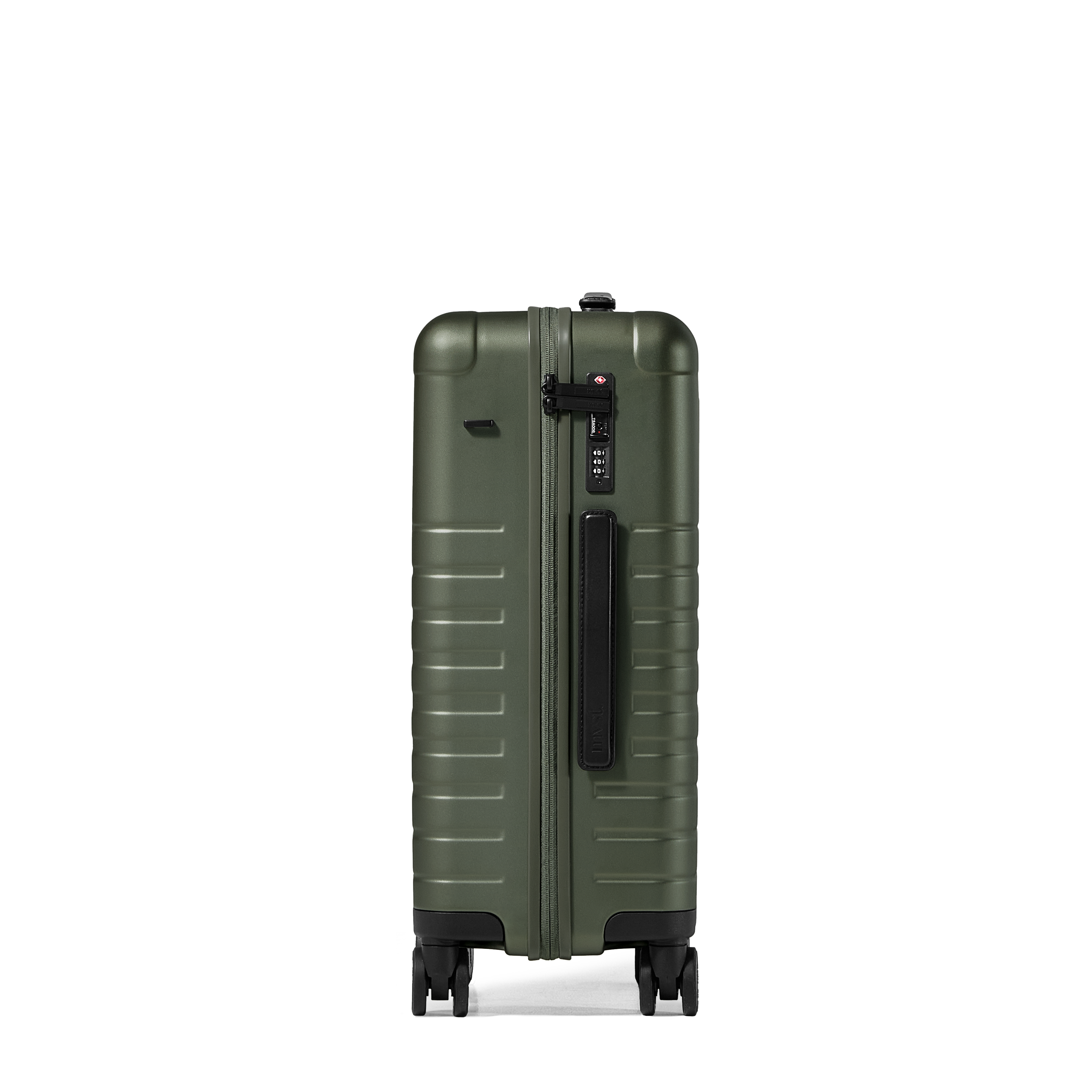 Essential Collection Suitcase Dark Olive Metallic Trendportss#size_Carry-On Plus