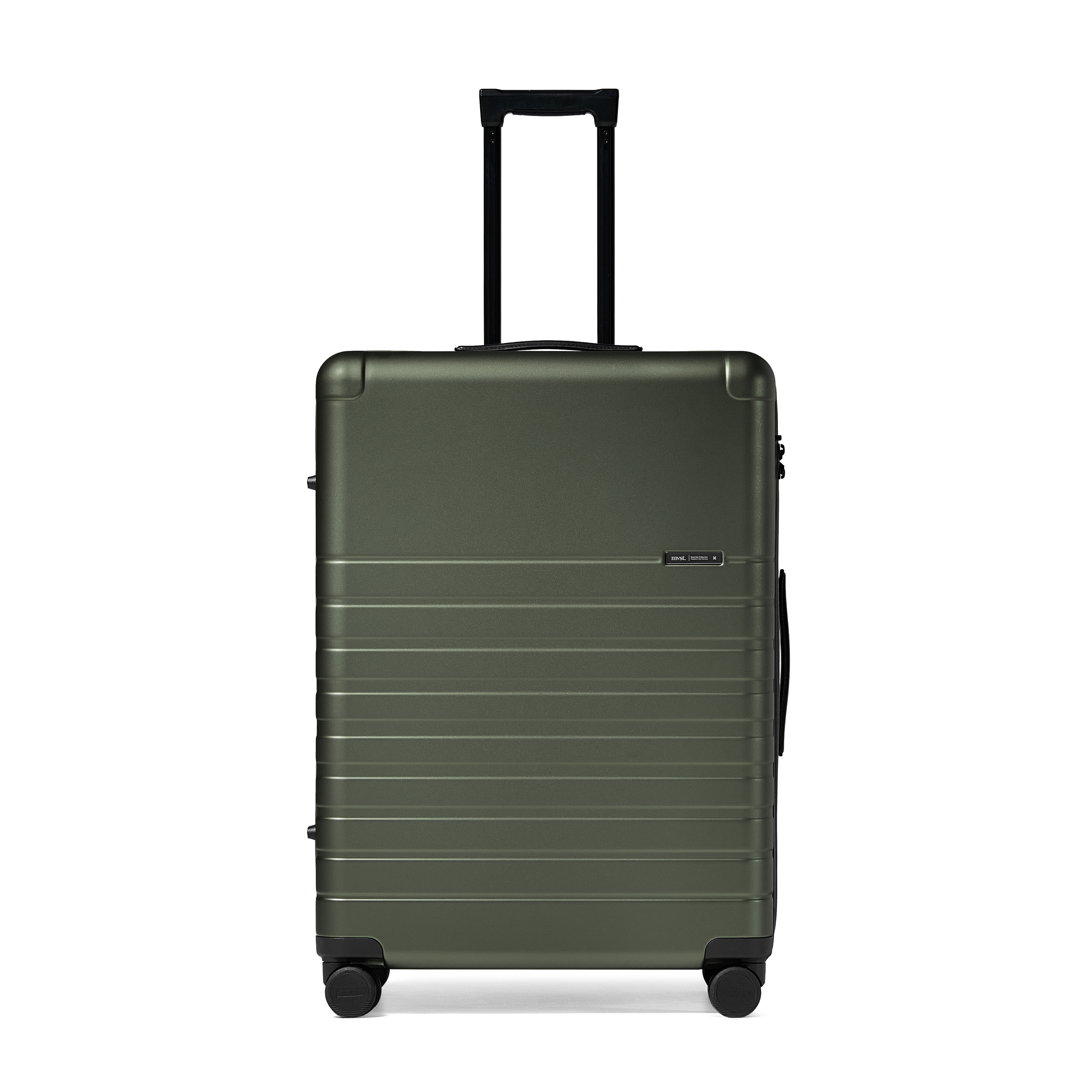 Essential Collection Suitcase Dark Olive Metallic Trendportss#size_Large