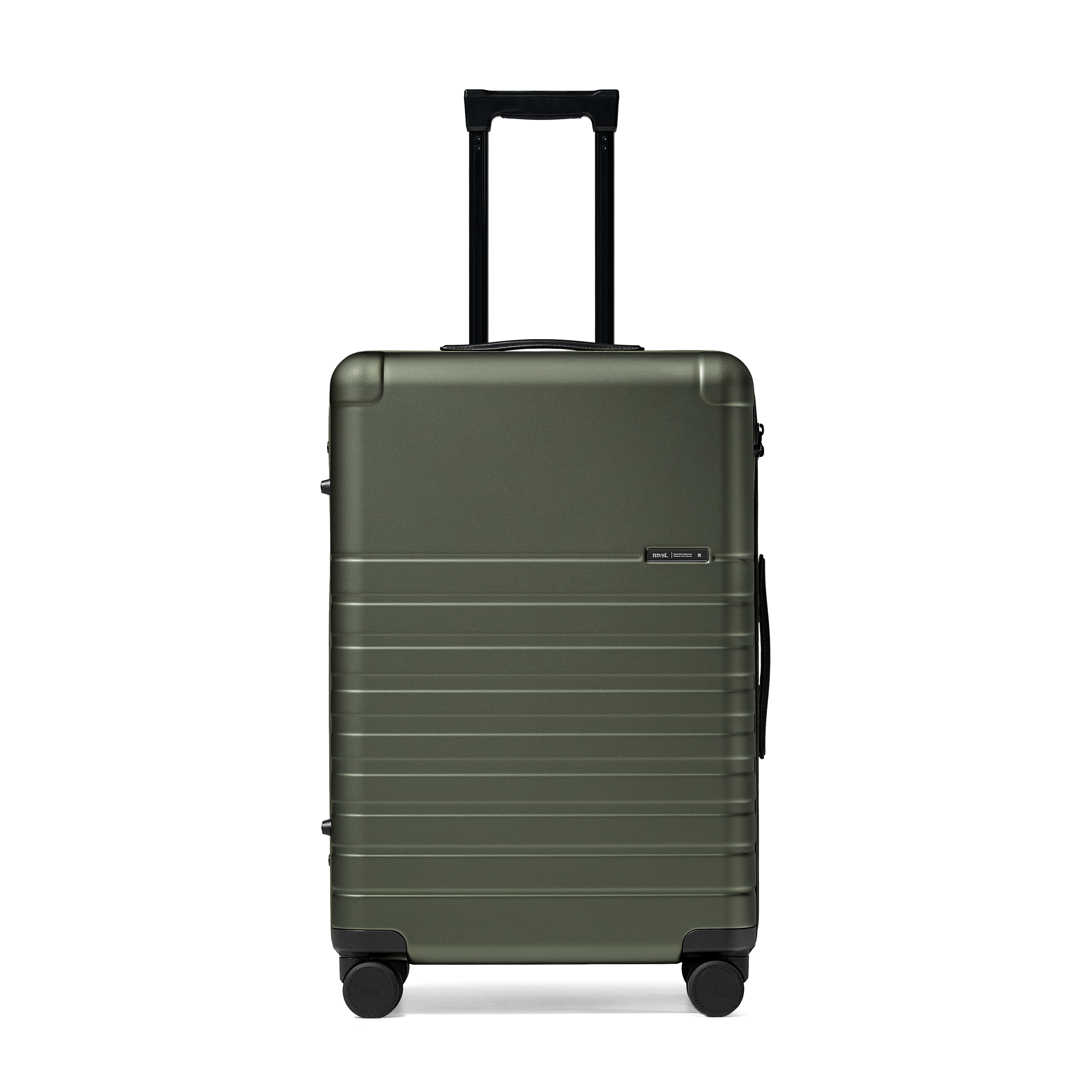 Essential Collection Suitcase Dark Olive Metallic Trendportss#size_Medium