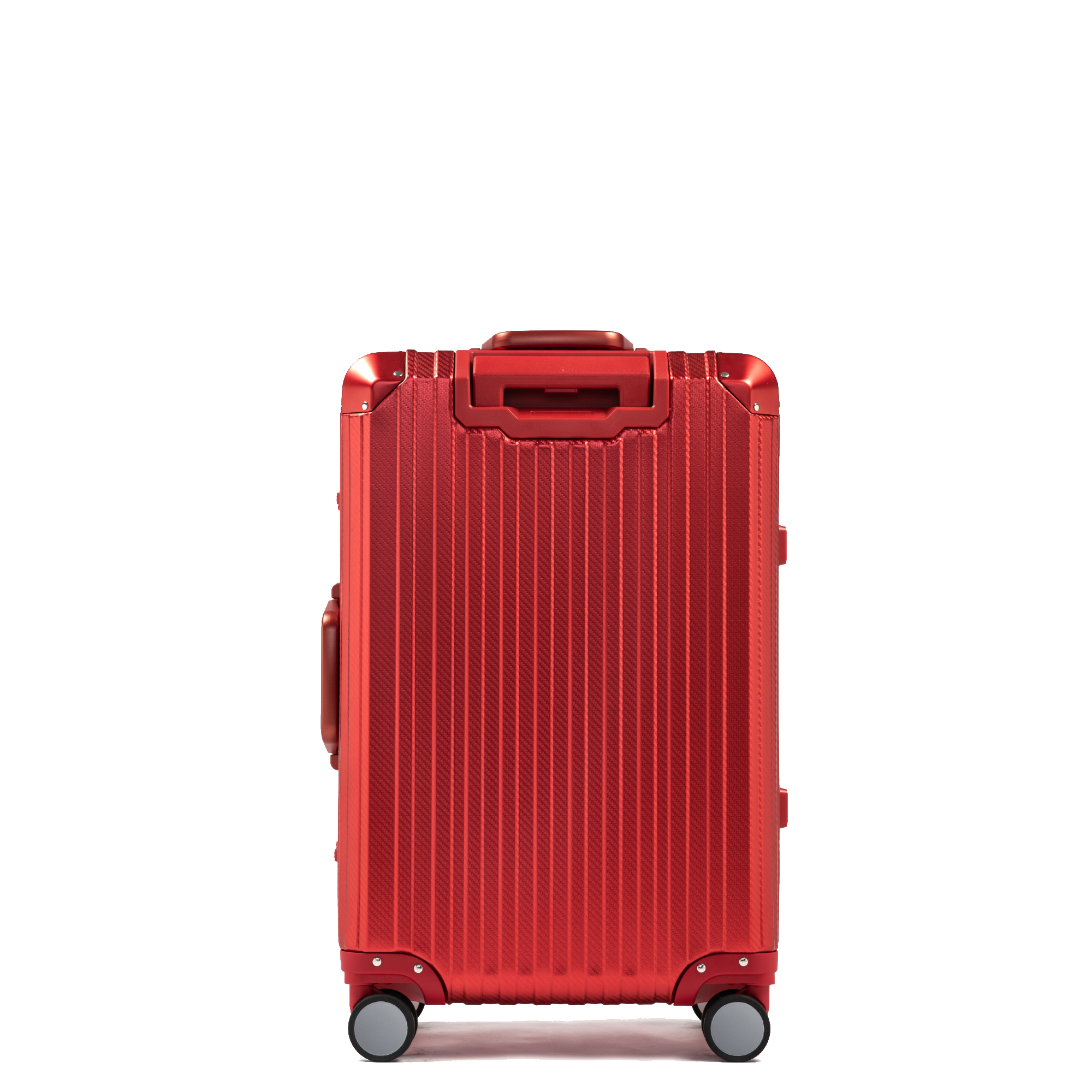 TREK Aluminum Suitcase Red Trendportss