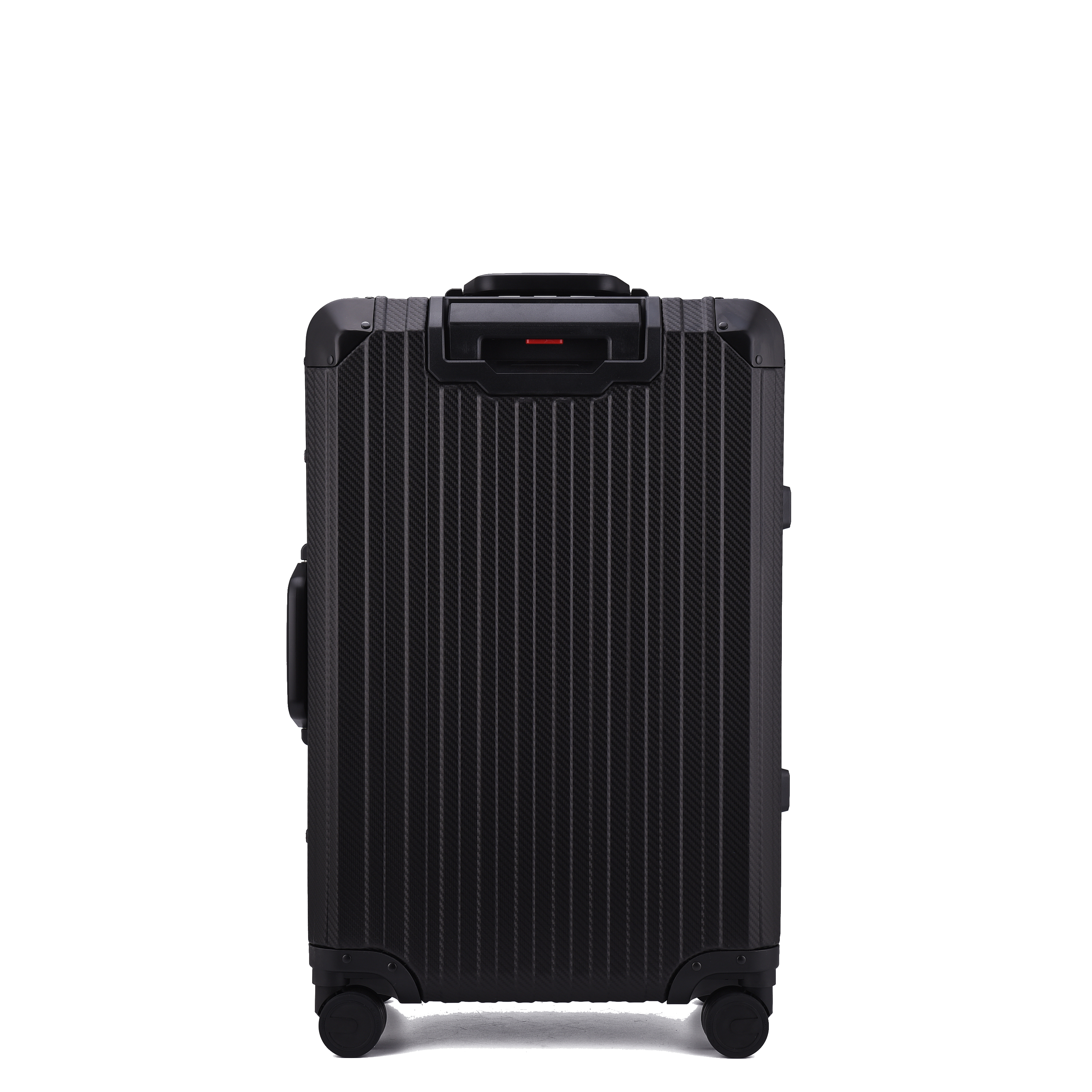 TREK Aluminum Suitcase Black Trendportss