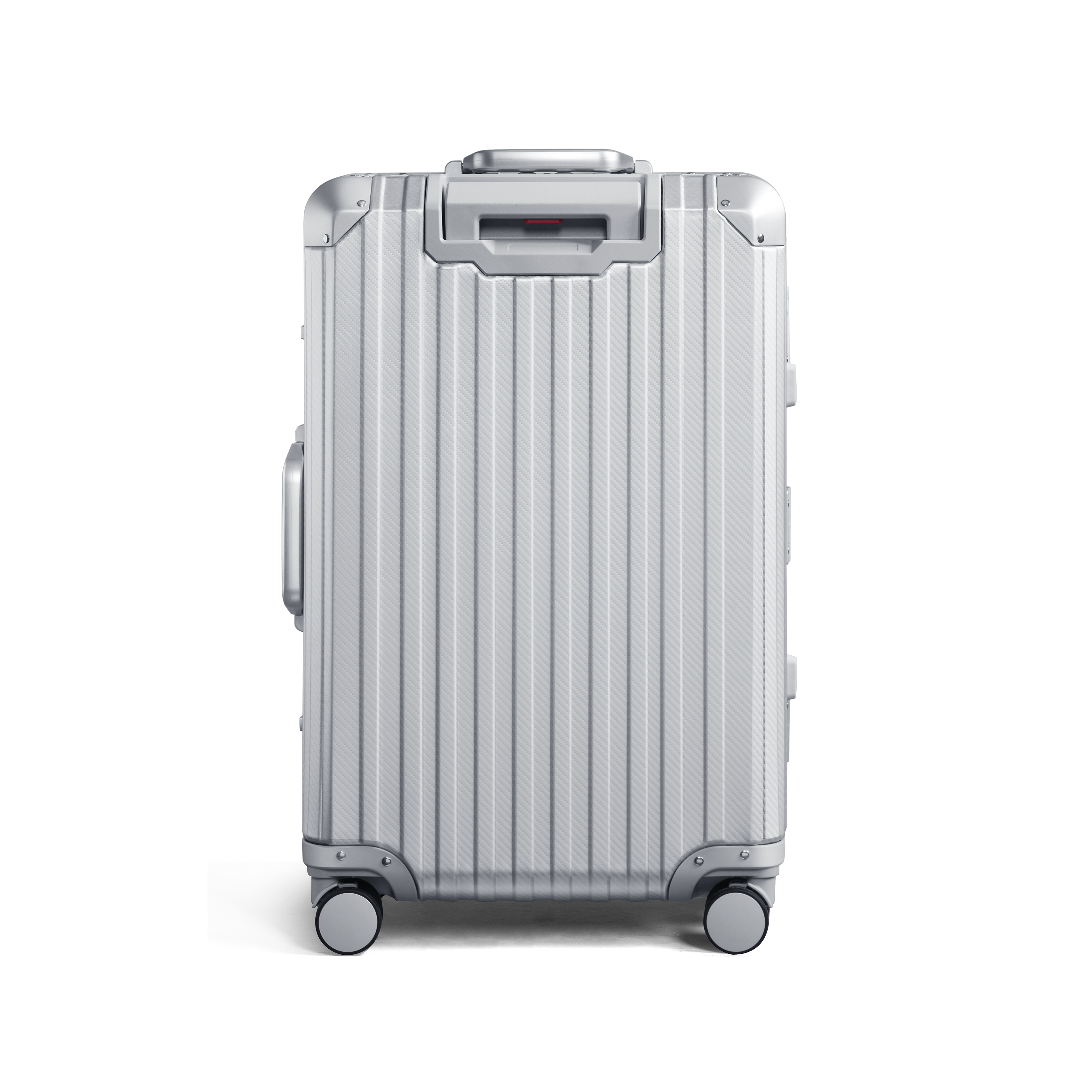 TREK Aluminum Suitcase Silver Trendportss