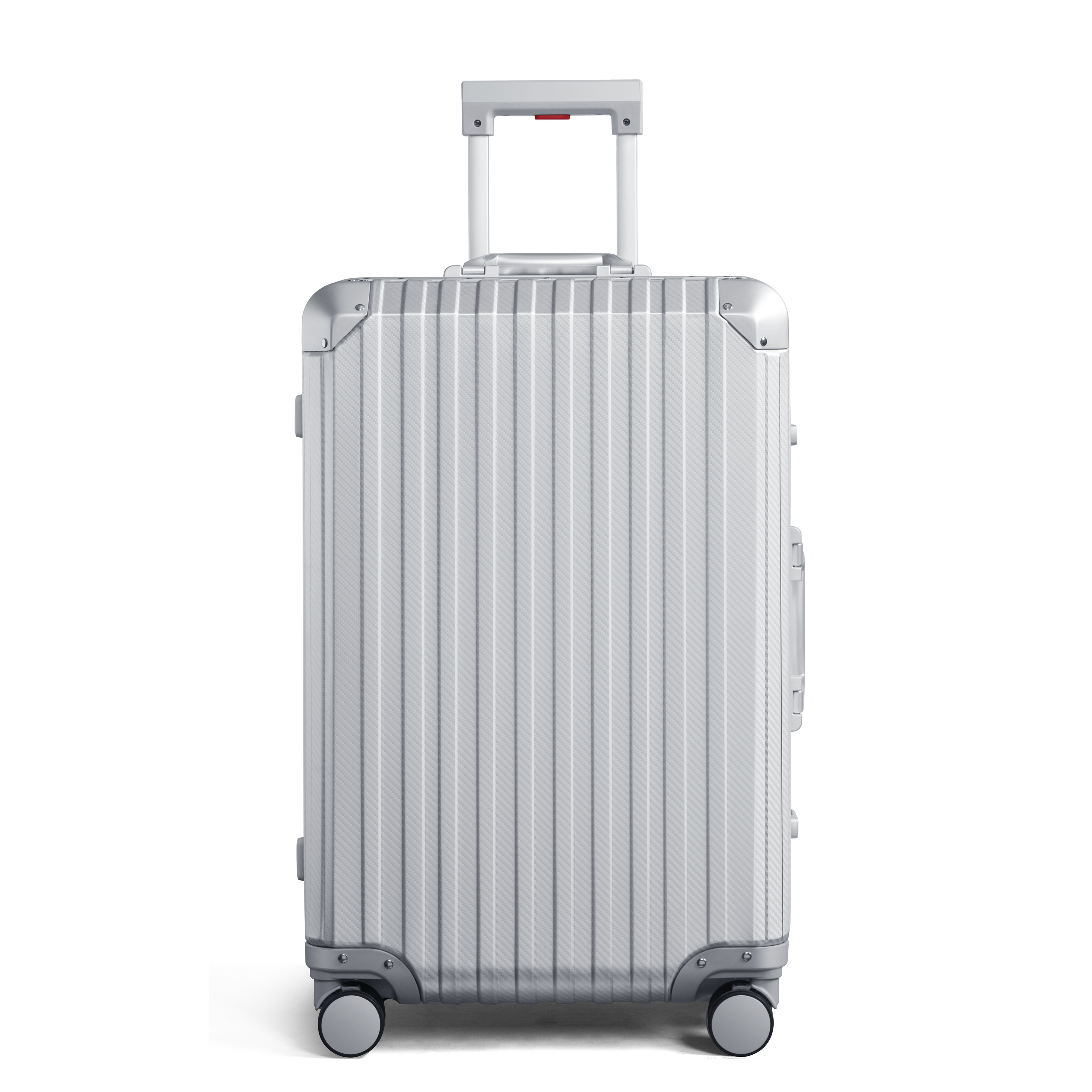 TREK Aluminum Suitcase Silver Trendportss
