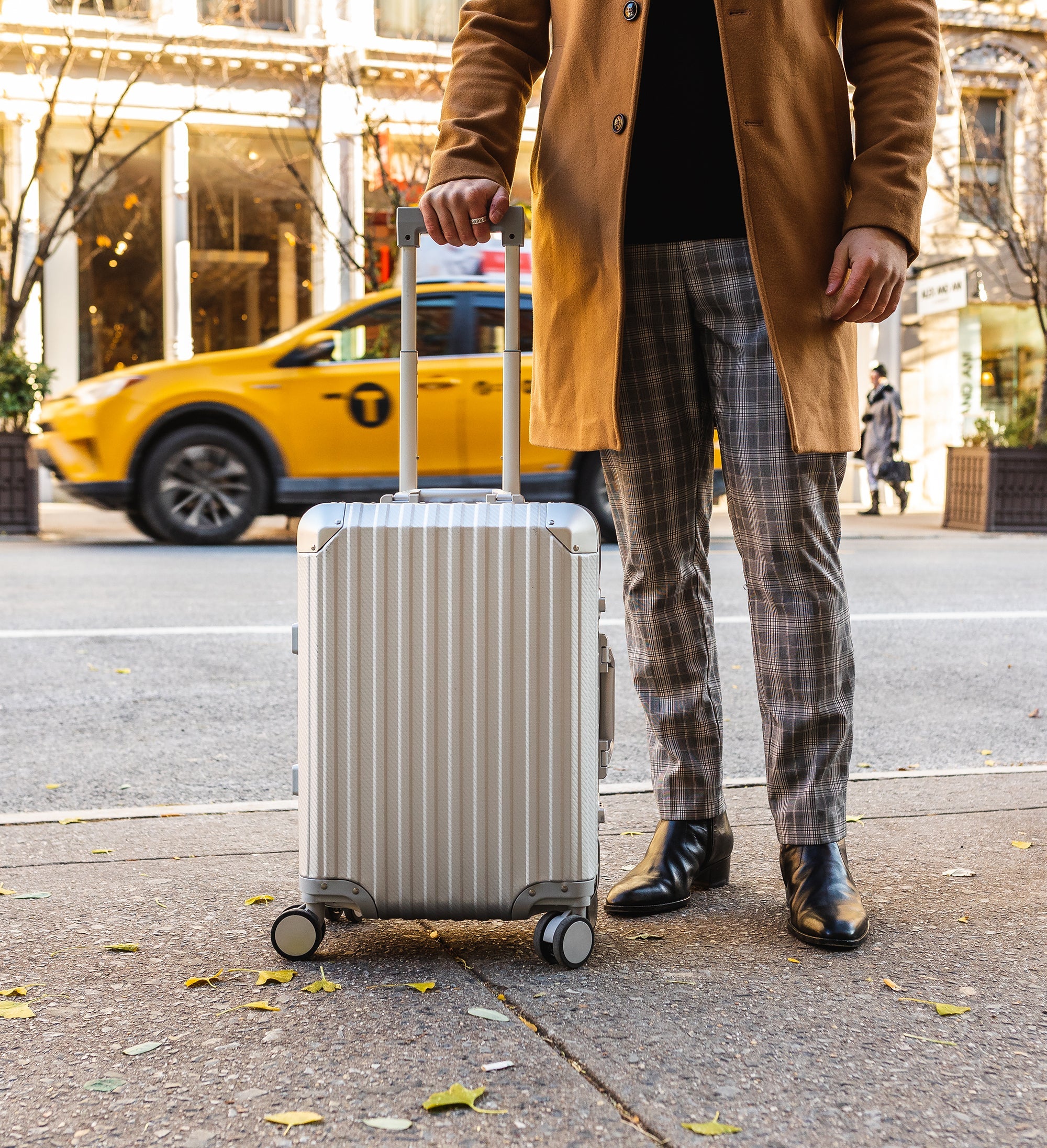 TREK Aluminum Suitcase Silver Trendportss