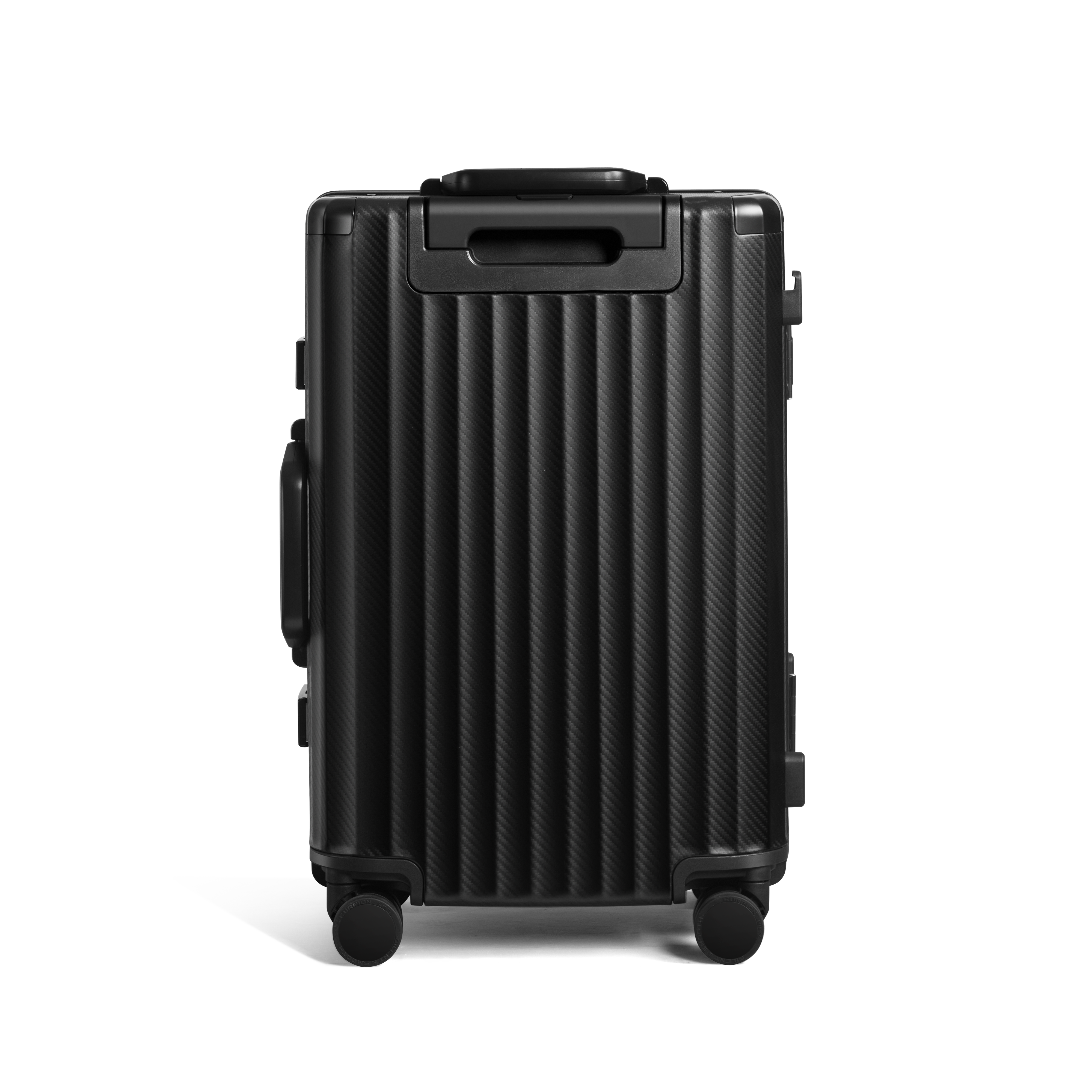 SPACE Aluminum Suitcase Black Trendportss