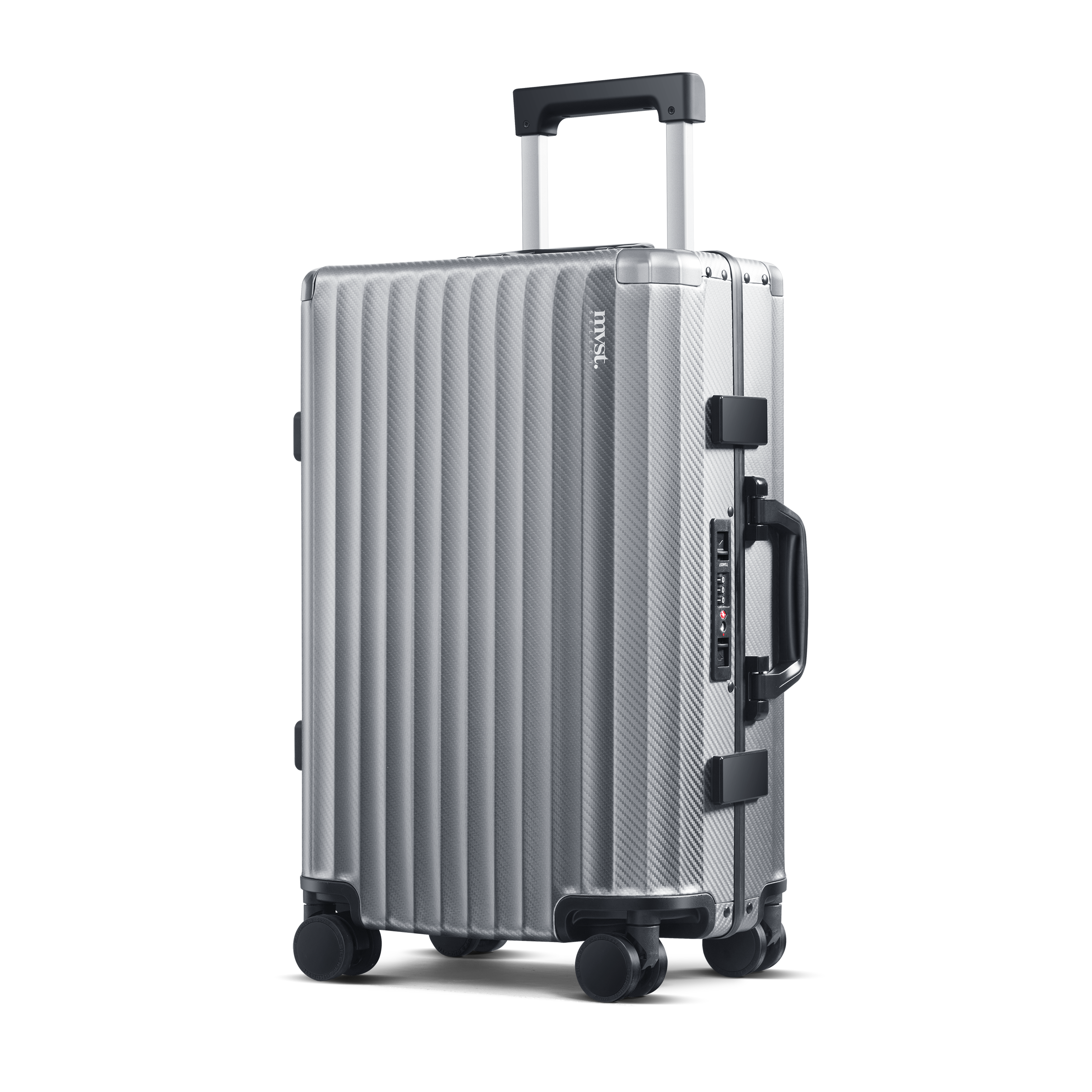 SPACE Aluminum Suitcase Gunmetal Trendportss