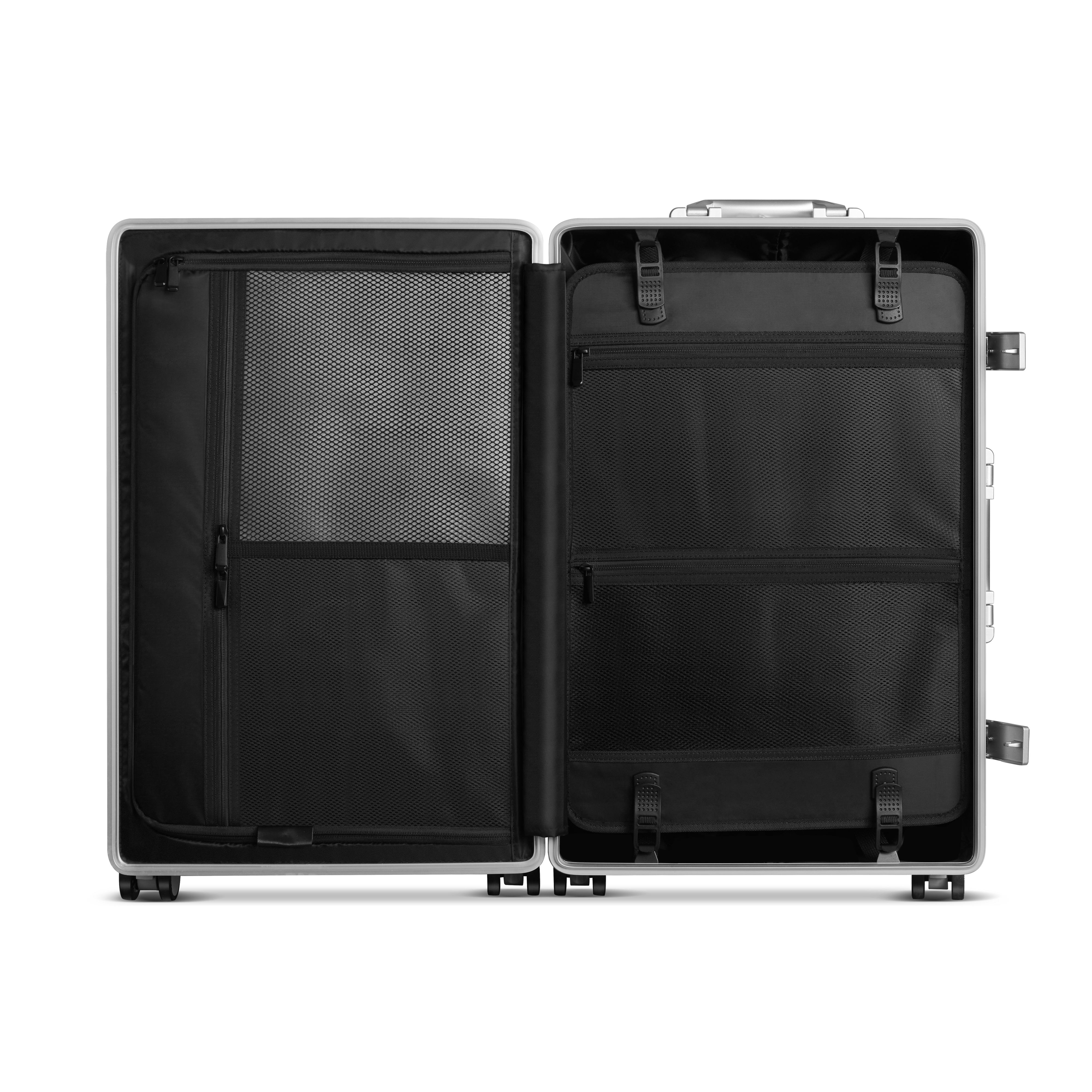 SPACE Aluminum Suitcase Silver Trendportss