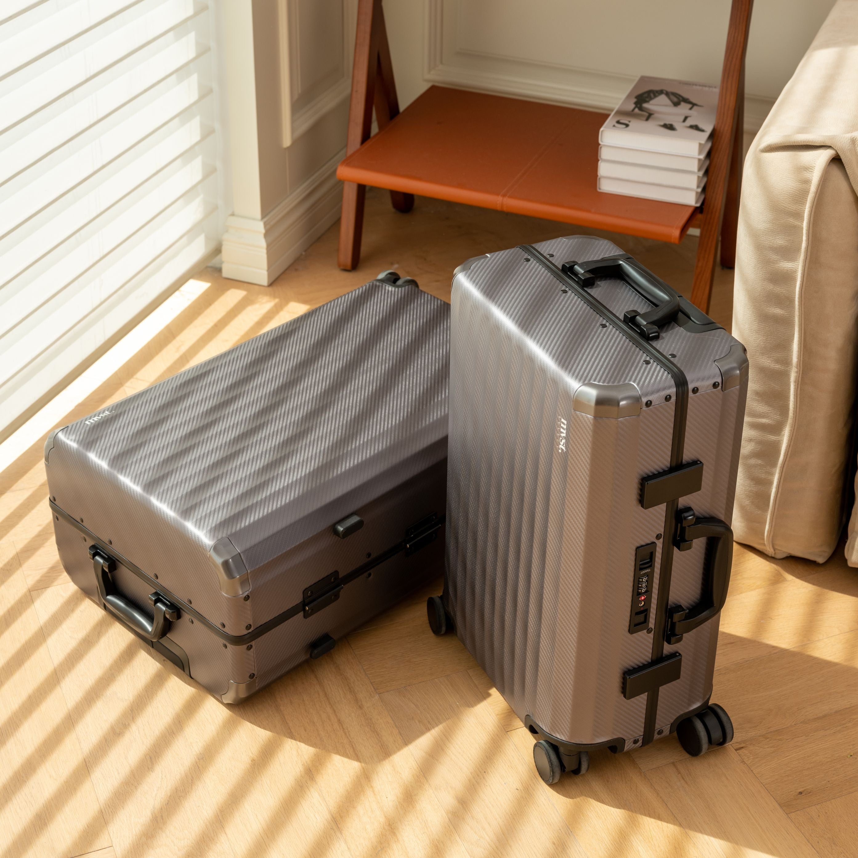 SPACE Aluminum Suitcase Gunmetal Trendportss
